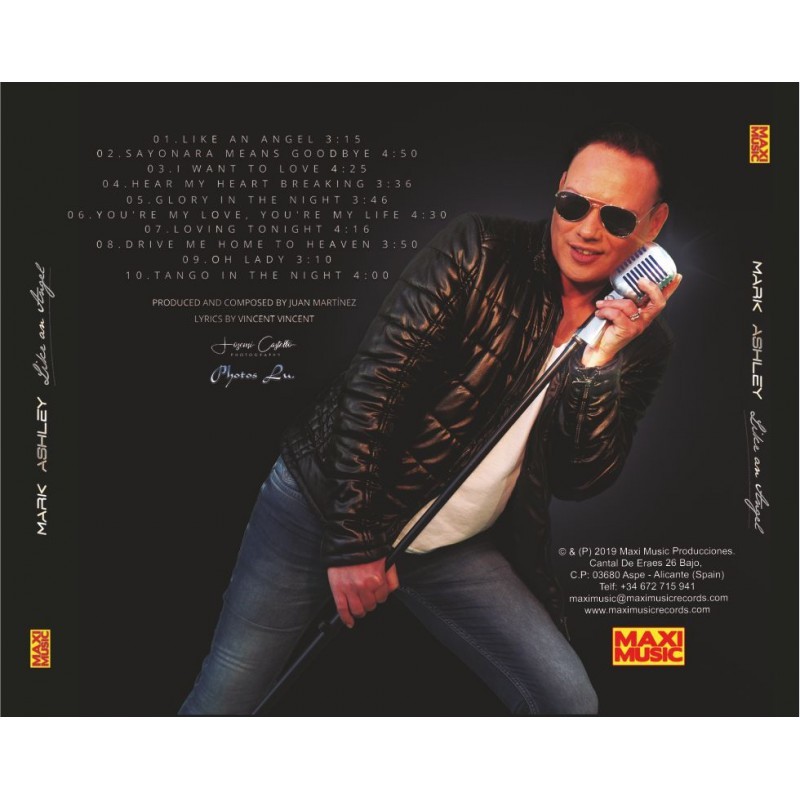 Mark Ashley - Like An Angel (Album CD)